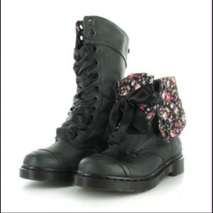 Genuine Doc Martens. Tall with floral lining